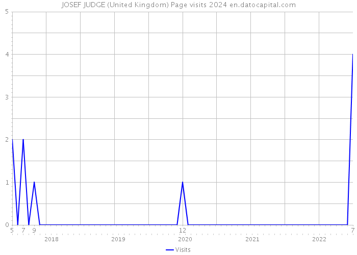 JOSEF JUDGE (United Kingdom) Page visits 2024 