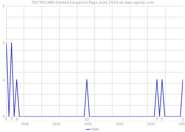 TIN TIN LWIN (United Kingdom) Page visits 2024 