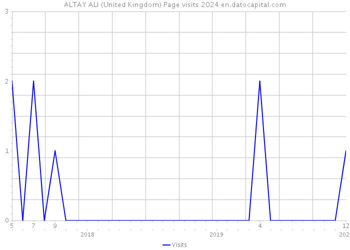 ALTAY ALI (United Kingdom) Page visits 2024 