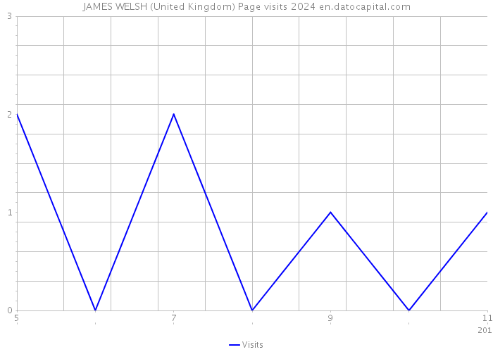 JAMES WELSH (United Kingdom) Page visits 2024 