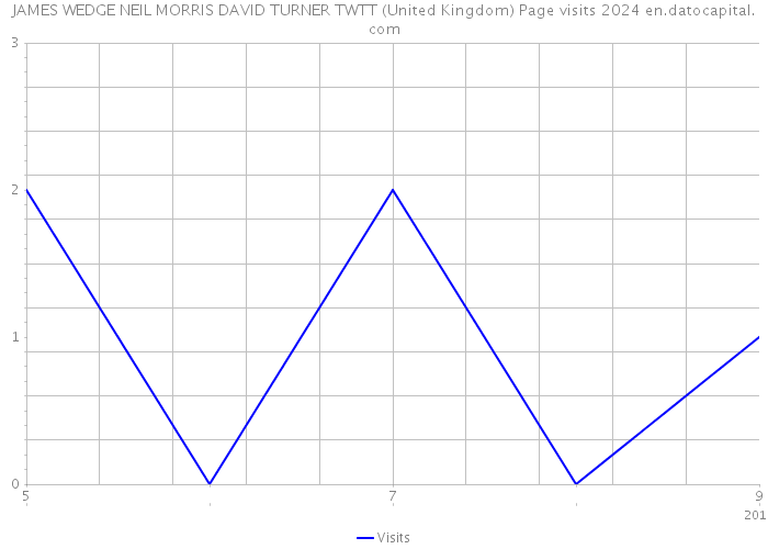 JAMES WEDGE NEIL MORRIS DAVID TURNER TWTT (United Kingdom) Page visits 2024 