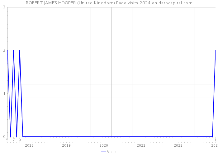 ROBERT JAMES HOOPER (United Kingdom) Page visits 2024 