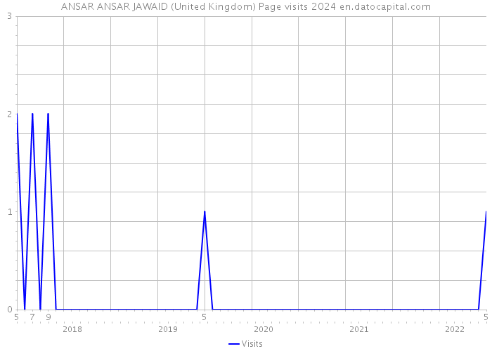 ANSAR ANSAR JAWAID (United Kingdom) Page visits 2024 