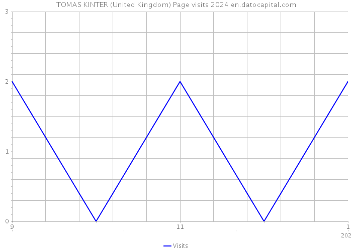 TOMAS KINTER (United Kingdom) Page visits 2024 
