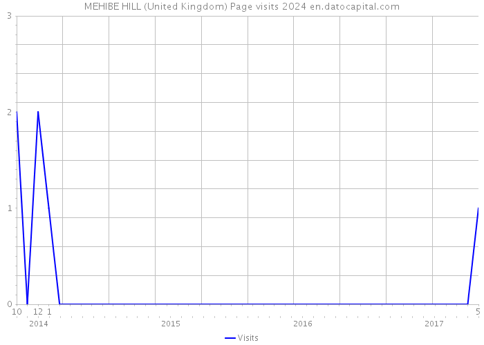 MEHIBE HILL (United Kingdom) Page visits 2024 