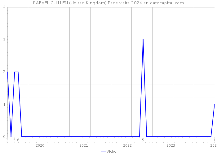 RAFAEL GUILLEN (United Kingdom) Page visits 2024 