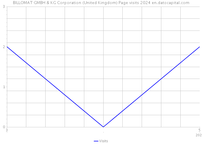 BILLOMAT GMBH & KG Corporation (United Kingdom) Page visits 2024 