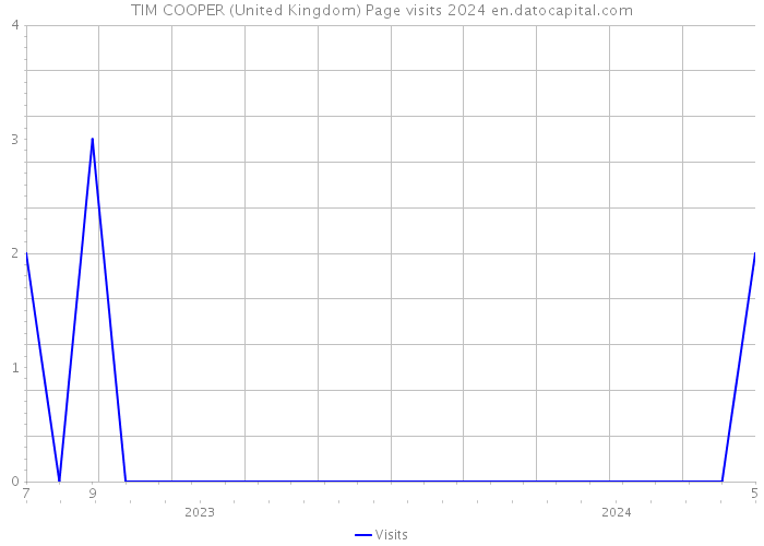 TIM COOPER (United Kingdom) Page visits 2024 