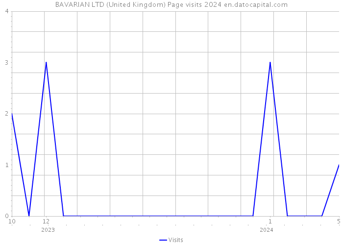 BAVARIAN LTD (United Kingdom) Page visits 2024 