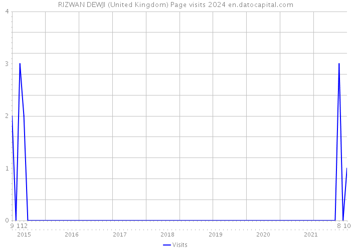RIZWAN DEWJI (United Kingdom) Page visits 2024 