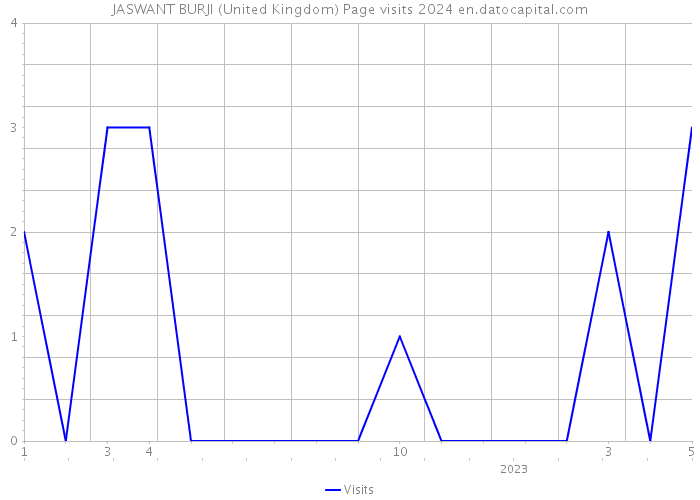 JASWANT BURJI (United Kingdom) Page visits 2024 