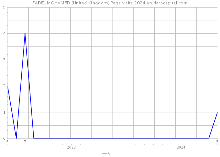 FADEL MOHAMED (United Kingdom) Page visits 2024 