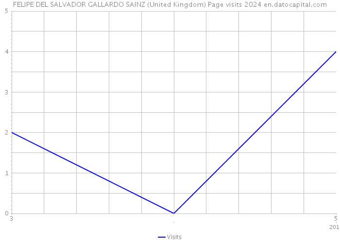 FELIPE DEL SALVADOR GALLARDO SAINZ (United Kingdom) Page visits 2024 