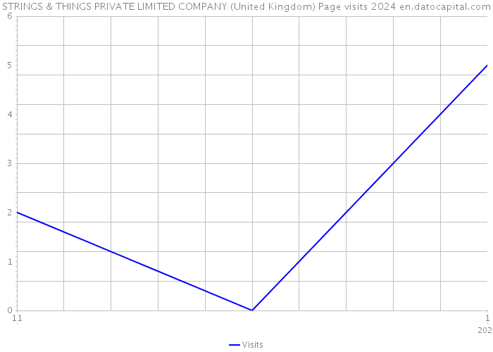 STRINGS & THINGS PRIVATE LIMITED COMPANY (United Kingdom) Page visits 2024 