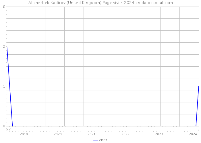 Alisherbek Kadirov (United Kingdom) Page visits 2024 
