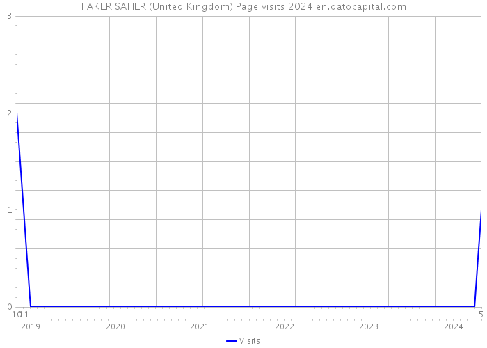 FAKER SAHER (United Kingdom) Page visits 2024 