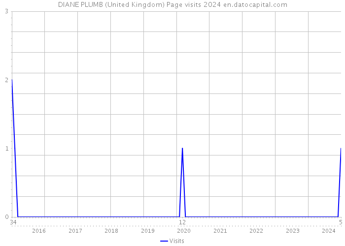 DIANE PLUMB (United Kingdom) Page visits 2024 