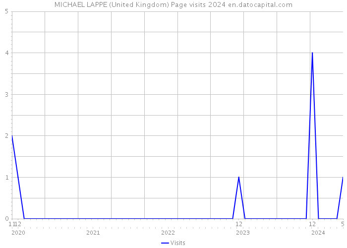 MICHAEL LAPPE (United Kingdom) Page visits 2024 