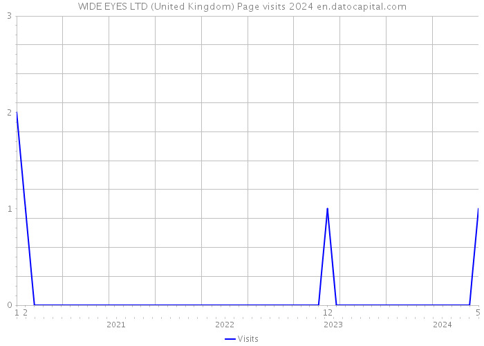 WIDE EYES LTD (United Kingdom) Page visits 2024 