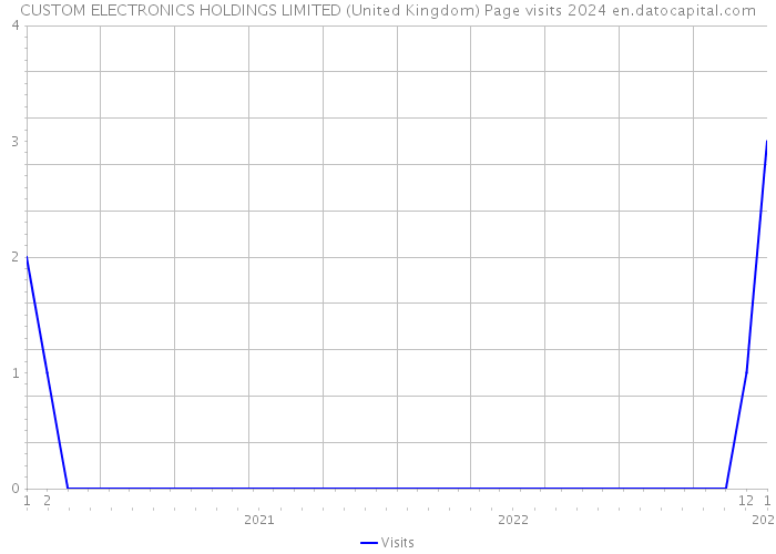 CUSTOM ELECTRONICS HOLDINGS LIMITED (United Kingdom) Page visits 2024 