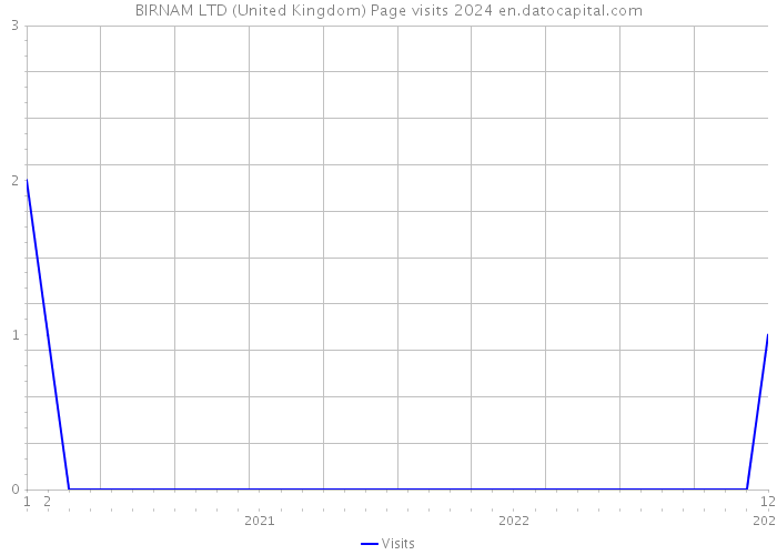 BIRNAM LTD (United Kingdom) Page visits 2024 