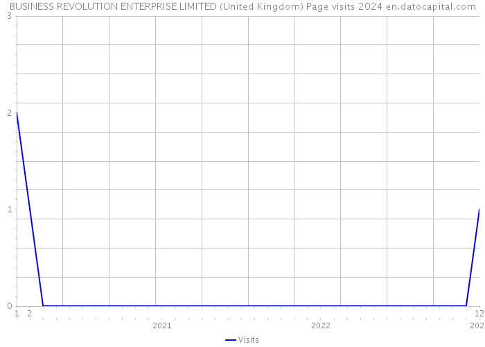 BUSINESS REVOLUTION ENTERPRISE LIMITED (United Kingdom) Page visits 2024 