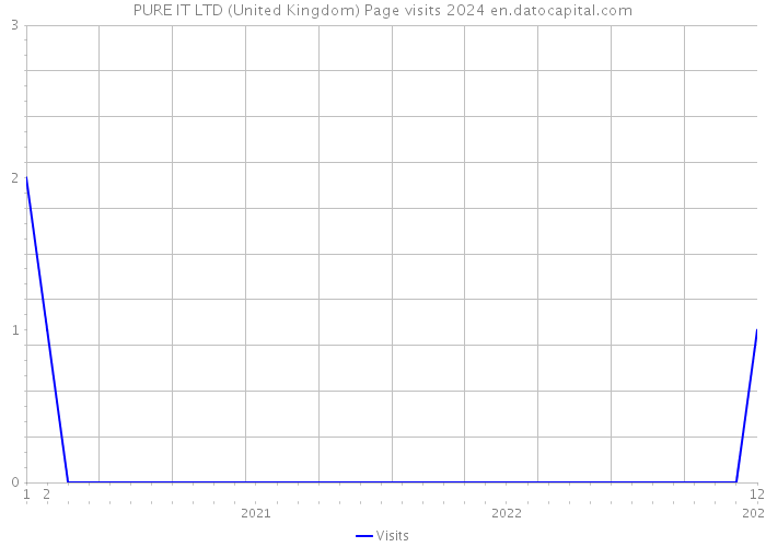 PURE IT LTD (United Kingdom) Page visits 2024 
