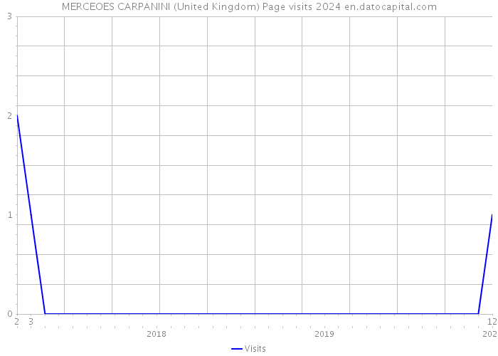 MERCEOES CARPANINI (United Kingdom) Page visits 2024 