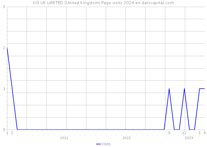 KIS UK LIMITED (United Kingdom) Page visits 2024 