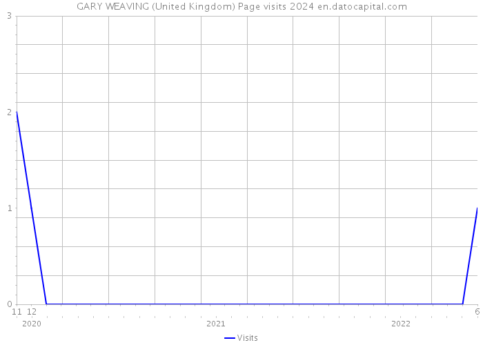 GARY WEAVING (United Kingdom) Page visits 2024 