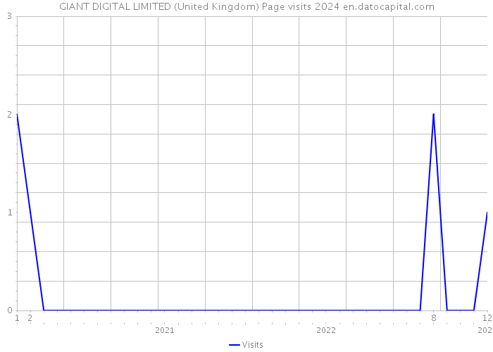 GIANT DIGITAL LIMITED (United Kingdom) Page visits 2024 