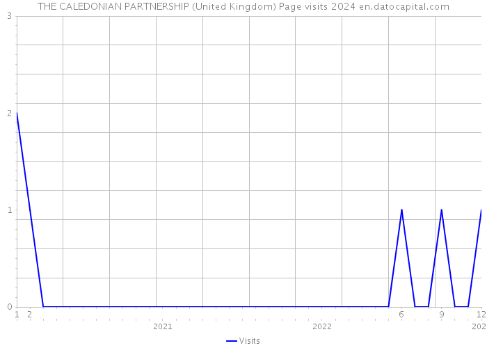 THE CALEDONIAN PARTNERSHIP (United Kingdom) Page visits 2024 
