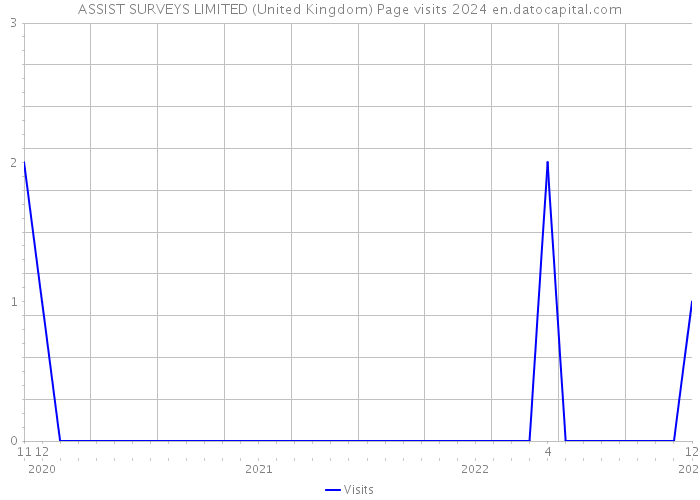 ASSIST SURVEYS LIMITED (United Kingdom) Page visits 2024 