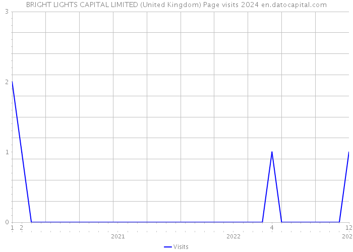 BRIGHT LIGHTS CAPITAL LIMITED (United Kingdom) Page visits 2024 