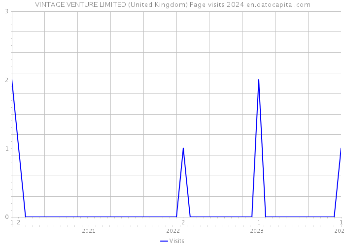 VINTAGE VENTURE LIMITED (United Kingdom) Page visits 2024 