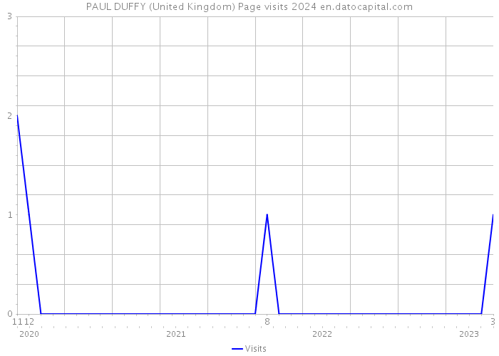 PAUL DUFFY (United Kingdom) Page visits 2024 