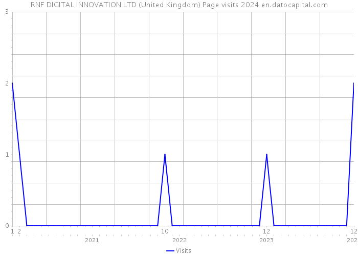 RNF DIGITAL INNOVATION LTD (United Kingdom) Page visits 2024 