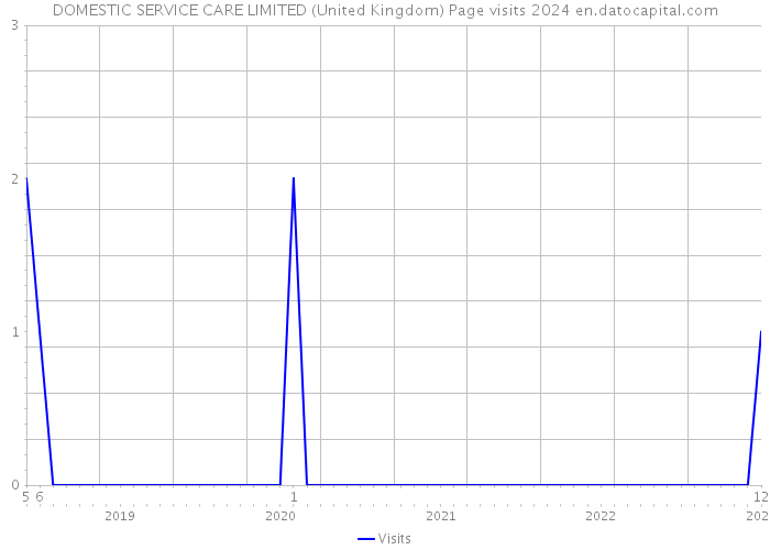 DOMESTIC SERVICE CARE LIMITED (United Kingdom) Page visits 2024 