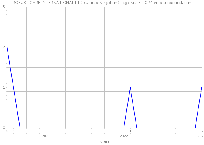 ROBUST CARE INTERNATIONAL LTD (United Kingdom) Page visits 2024 
