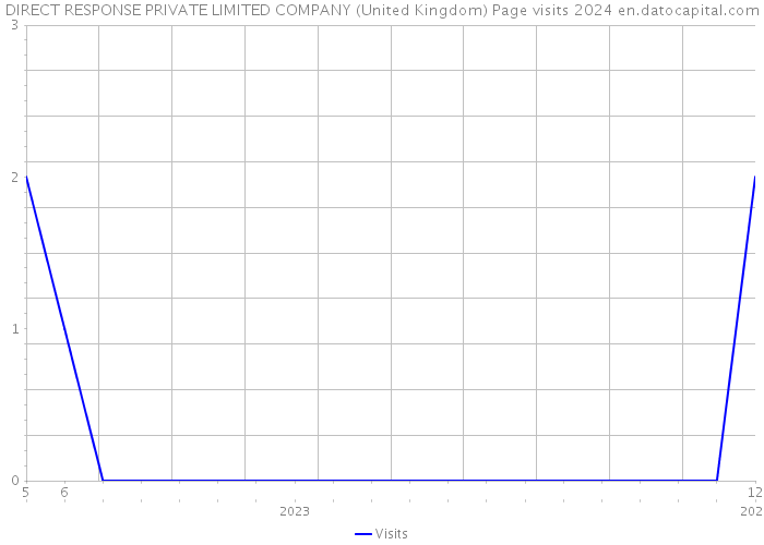 DIRECT RESPONSE PRIVATE LIMITED COMPANY (United Kingdom) Page visits 2024 