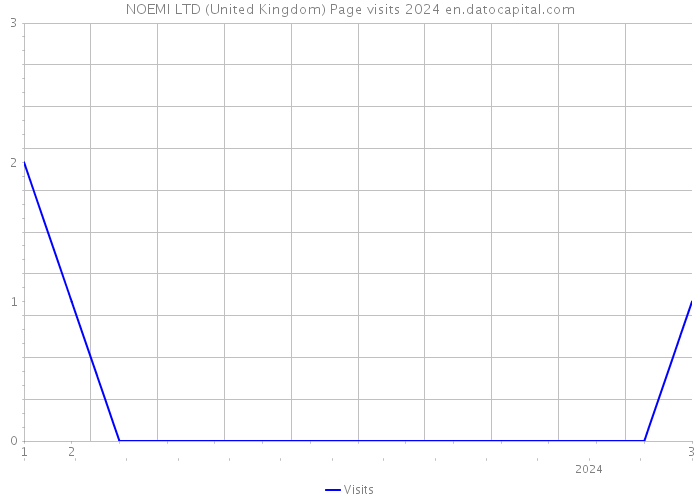 NOEMI LTD (United Kingdom) Page visits 2024 