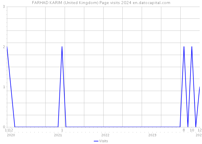 FARHAD KARIM (United Kingdom) Page visits 2024 