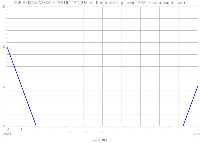 SUE HYMAN ASSOCIATES LIMITED (United Kingdom) Page visits 2024 