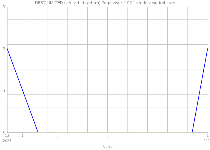 DEBT LIMITED (United Kingdom) Page visits 2024 