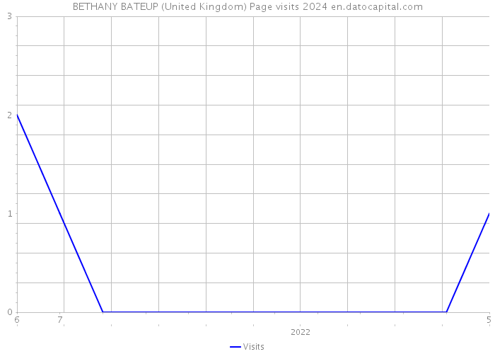 BETHANY BATEUP (United Kingdom) Page visits 2024 