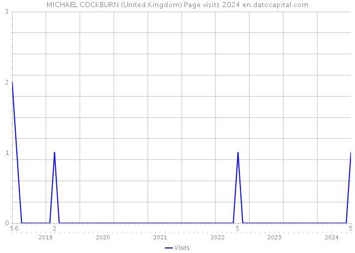 MICHAEL COCKBURN (United Kingdom) Page visits 2024 