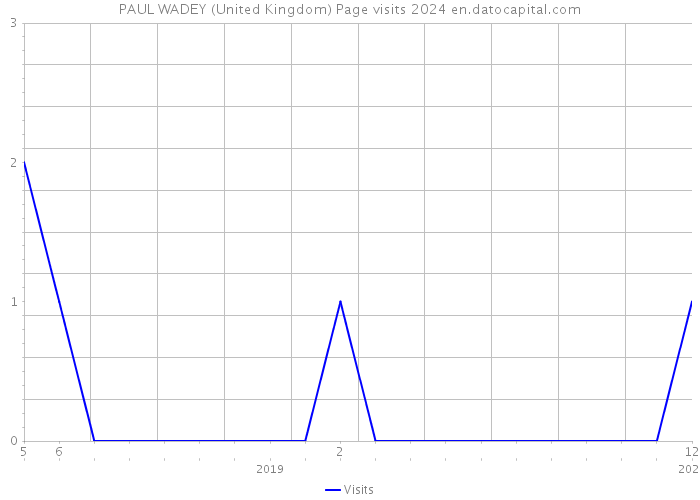 PAUL WADEY (United Kingdom) Page visits 2024 