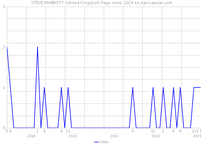 STEVE MABBOTT (United Kingdom) Page visits 2024 