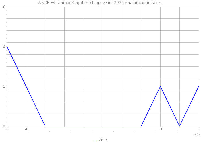 ANDE EB (United Kingdom) Page visits 2024 