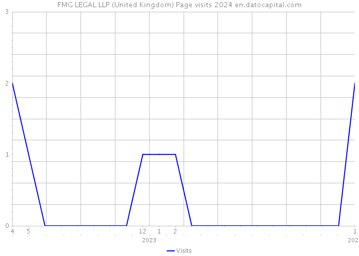 FMG LEGAL LLP (United Kingdom) Page visits 2024 